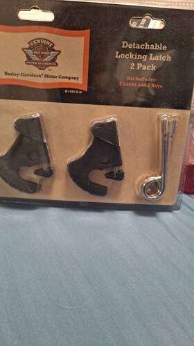 46106-00 Harley-davidson Detachable Locking Latch 2 Pack New