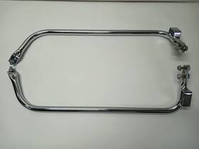46565-04 Harley-davidson 2006 Street Glide Saddlebag Supports Chrome