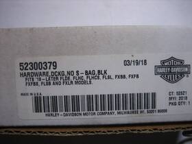 52300379 Harley-davidson Holdfast Docking Hardware Kit - Gloss Black