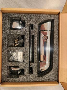 5300034 Harley-davidson Tour Pack Hinge And Latch Set - Chrome