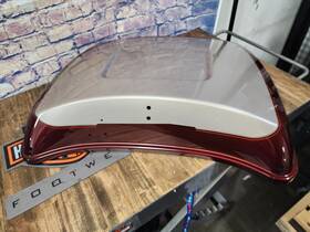 53000371egi Harley-davidson Tri Road Electra Glide Tour Pak Upper Top Cover Lid Twist Cherry