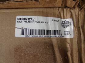 53000712av Harley Davidson Police Tour-pak System Emergency Response White New Oem