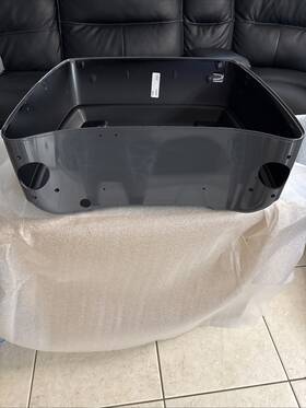 53000790egz Harley-davidson Oem Tour Pack Pak Bottom 14-25 Touring Gunship Gray