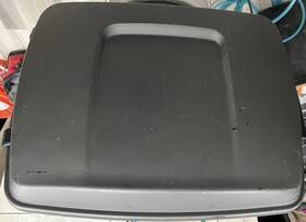 Harley-davidson 530009876 Factory King Tour Pak Trunk Industrial Gray Denim Scratched 2018