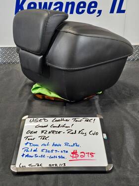 53057-07a Harley-davidson Used Take Off Leather Tour-pak