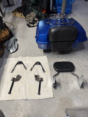 53111-07chg Harley-davidson 2007 Street Glide Chopped Tour Pack