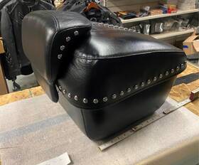 53151-00 Harley-davidson Oem Leather Stud Tour Pak Travel Box Heritage Softail Flst Touring Flh