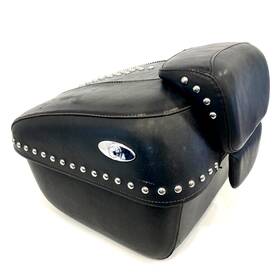 53151-00a Harley-davidson Oem 00-17 Softail Heritage Studded Leather Tour Pak Rear Trunk Storage