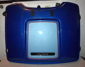 53248-88ue Harley-davidson 1988-89 Tour Pack Lid Metallic Blue/cadet Blue P/n Hr