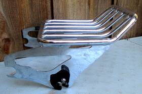 54215-09 Harley-davidson 11833 09-23 Genuine Two Up Touring Detachable Chrome Luggage Rack -in Nicecond 54215-09 Harley-davidson 11833 09-23 Genuine Two Up Touring Detachable Chrome Luggage Rack -in Nicecond