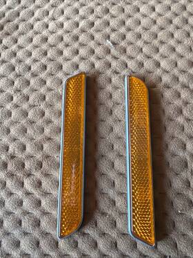 Harley-davidson 550732307347 Oem Front Fork Leg Reflectors Touring All Lower Legs Sliders