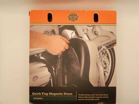 57100198 Harley-davidson Quick Flap Magnetic Doors Touring Lower Faring Glove Box