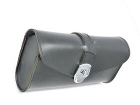 57220-07a Harley-davidson Rare Genuine Softail Custom Leather Windshield Bag Pouch Nice