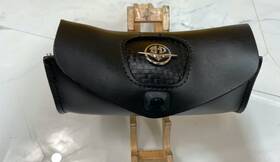 58189-98 Harley-davidson 46323 Oem Touring Road King Classic Leather Windshield Bag