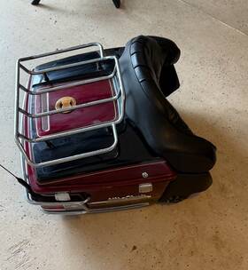 7231-01-132 Harley Davidson 1995-1996 Touring Flh Trunk Tour Pack 30th Anniversary
