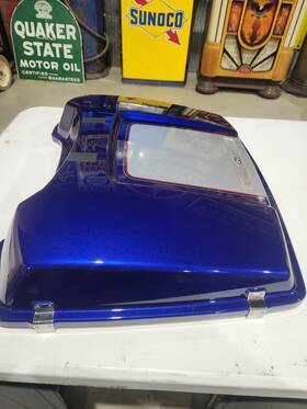 79039-06bye Harley-davidson New Oem Blue Tour Pak Lid 79039-06 Bye
