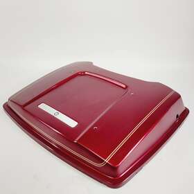 79042-93 Harley-davidson Genuine 97-13 Touring Tour Pak Pack Lid Red With Gold Pinstripe