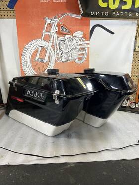 79093-93 Harley-davidson Oem Police Saddle Bags