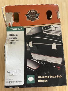 79211-08 Harley-davidson Touring Premium Tour Pack Hinges