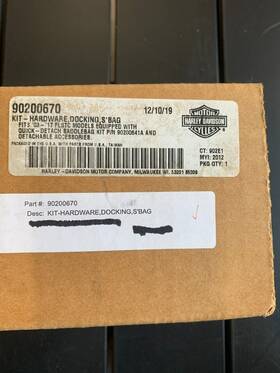 90200670 Harley-davidson Saddlebag Docking Hardware