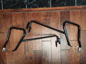 90200787b Harley Davidson Harley-davidson 2014-23 Touring Oem Saddlebag Guards Supports Mounts Rails Black