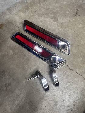 90200914 Harley-davidson Saddlebag Handles Chrome 2014-2023 Touring