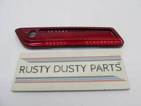 Harley-davidson 90200983dzt Oem Nos Left Saddlebag Latch Faceplate Velocity Red Sunglow