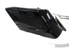 90201609dh Harley-davidson Genuine Left Extended Black Saddlebag