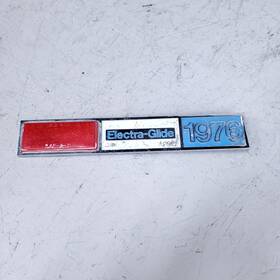 90823-76 Harley-davidson 1976 Electra Glide Saddlebag Emblem Amf Shovelhead