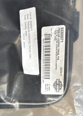 93300071 Harley-davidson Oem Travel Pak Premium Chopped Tour Bag New Inch