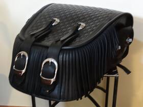 98869-99 Harley-davidson Genuine Heritage Springer Flsts Solo Bag With Black Trim - Very Nice