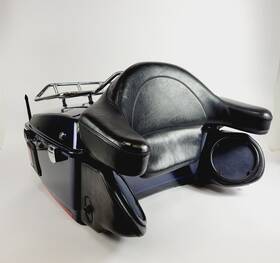 A-14-400 Harley-davidson 2012 Ultra Limited Big Blue Pearl Tour Pack Pak Backrest Speaker