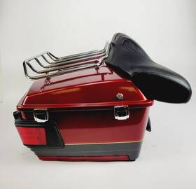 A-14-401 Harley-davidson 2006 Electra Ultra Classic Red And Black Tour Pack Pak Backrest