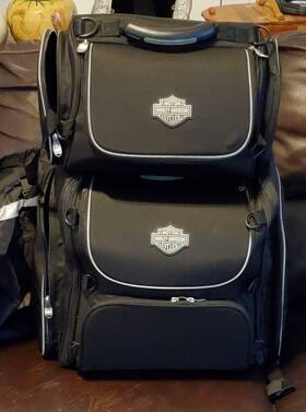 Lcs93300003 Harley-davidson Touring Luggage Bags System