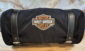 N06255 Harley-davidson Multi-purpose Roll-up 8 Pocket Travel Tool Storage Bag