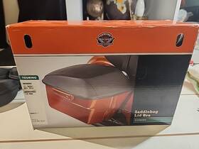 90200992 Harley-davidson Original Oe 14up Oem New Saddlebag Lid Bra Set