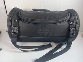 Harley-davidson Sp00001739 Oynx Premium Luggage Day Bag With Rain Cover