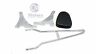 Hd-6-883 Mutazu Sporster Chrome Chopper Style Sissy Bar Backrest For Up