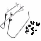 Hd-8-c Ego Chrome Saddle Bag Conversion Bracket Mounts For Harley Heritage Softail W Hard 602668008116