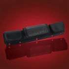 Hd90-193bkc Hopnel Black Tri Pouch Clear Cell Pocket