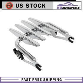 Hd176jf27sa390 Hdautoworld Rear Detachable Stealth Luggage Rack For 09-22 Touring Street Glide Road King
