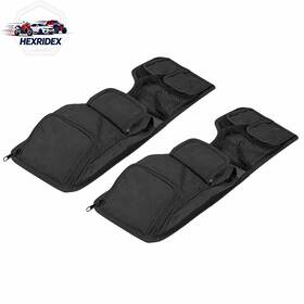 90209002 He 1x Pair Saddlebag Lid Organizer Pockets For Harley 1993-2013 Touring Road King