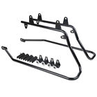 Hf19734a Saddlebag Saddle Bag Conversion Brackets For Harley Davidson Softail Black