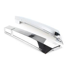 Hkseller-au 323456495931 1 Pair Chrome Saddlebag Hinge Covers For Victory Cross Country 2010-17 Hard-ball
