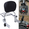 Hl008053-ch-v1 Mrp Detachable Backrest Sissy Bar For Harley Road King Street