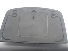 81144-mg9-870 Honda 1985 Goldwing Gl1200 Gl 1200 Rear Trunk Lid With Mirror Black Plastic