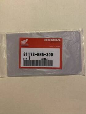 81173-mn5-300 Honda 1988-2000 Goldwing Gl1500 Oem Rubber Trunk Pocket Seal