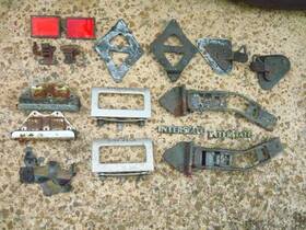 81260-ma1-770 Honda 81 - 82 Gl500 Interstate Oem Luggage Hardware Handles Set