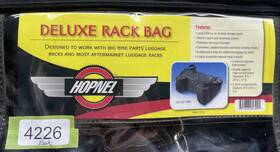 H50-106bk Hopnel Deluxe Motorcycle Luggage Rack Bag New