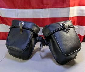 Hd90-106rbk Hopnel For Harley-davidson Tour-pak Passenger Armrest Storage Pouch Set Pair